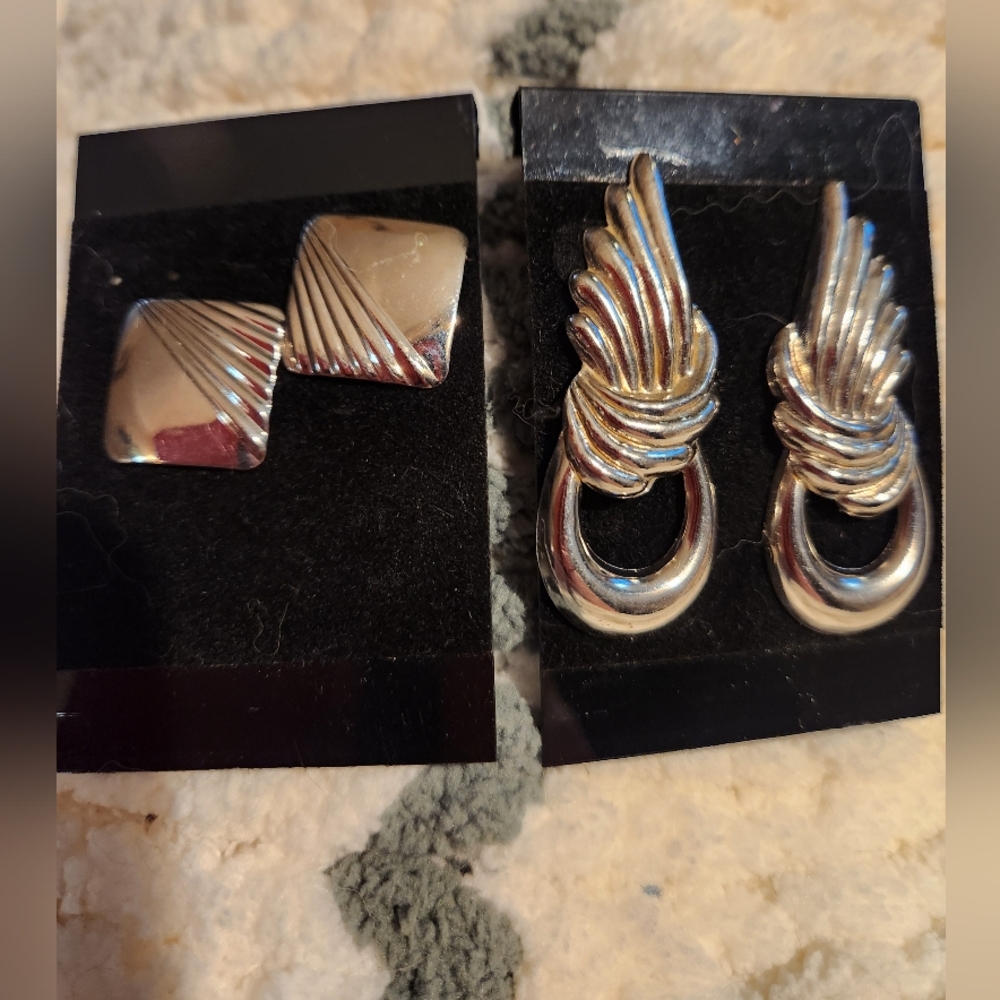 Costume earrings with post.